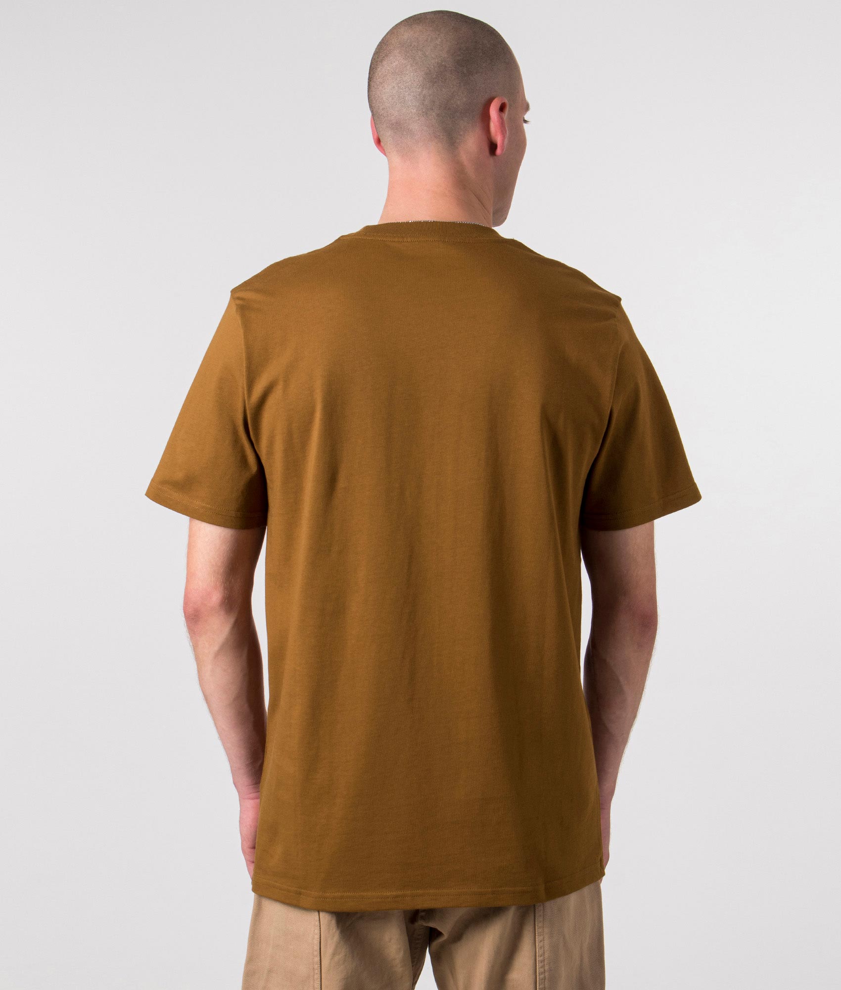 Script-T-Shirt-Deep-H-Brown/Black-Carhartt-WIP-EQVVS