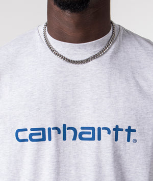 Script-T-Shirt-Ash-Heather-Liberty-Carhartt-WIP-EQVVS-Detail-Image