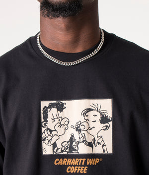 Relaxed-Fit-Carhartt-Wip-Coffee-T-Shirt-Black-Carhartt-WIP-EQVVS