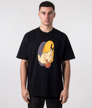 Relaxed-Fit-Deadkebab-Knock-Knock-T-Shirt-89XX-Black-Carhartt-WIP-EQVVS
