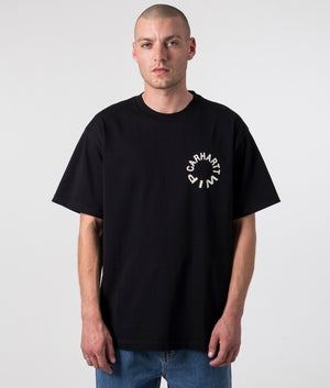 Carhartt WIP, Work Varsity T-Shirt, Black, EQVVS, Front