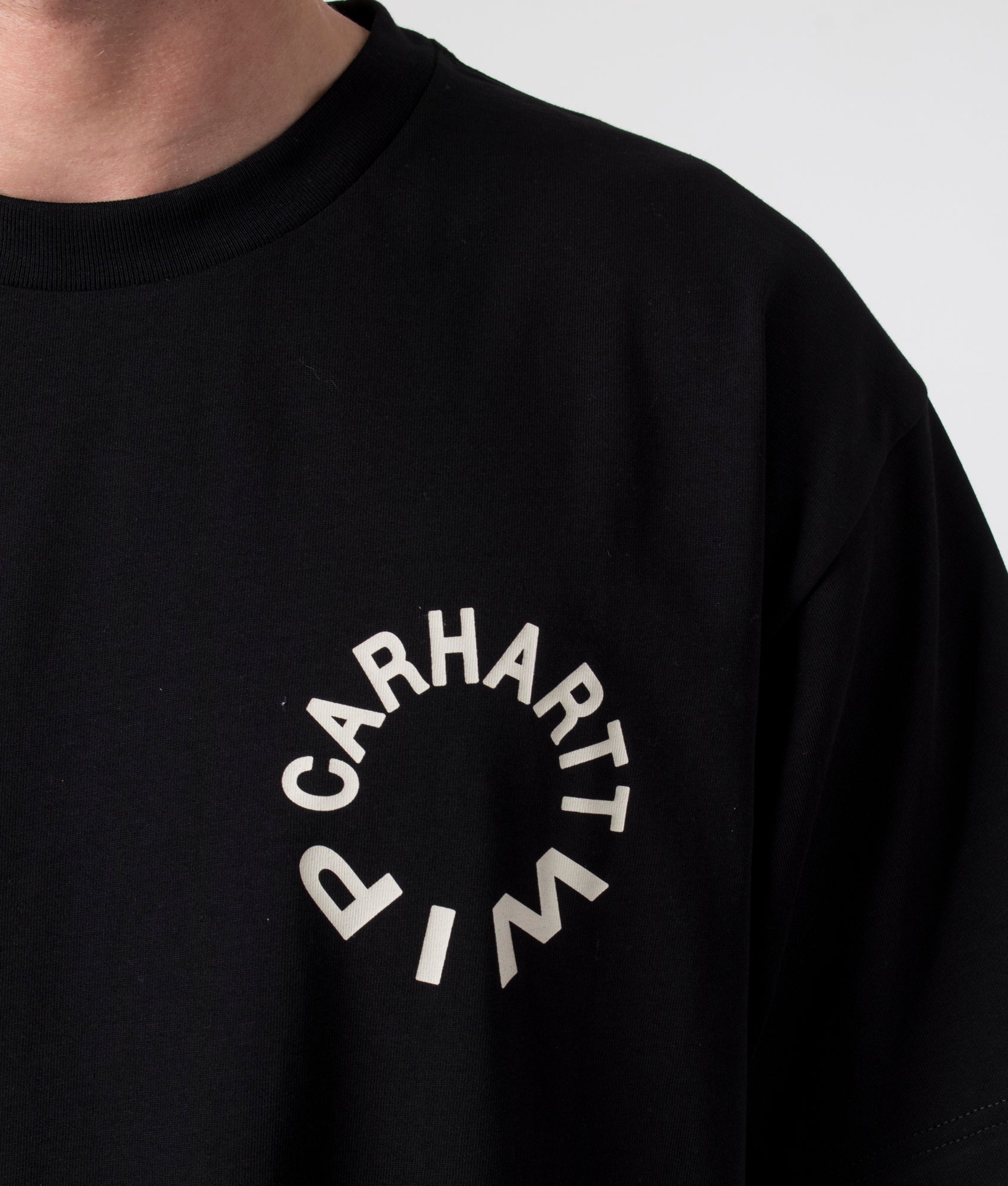Carhartt WIP, Work Varsity T-Shirt, Black, EQVVS, Detail 