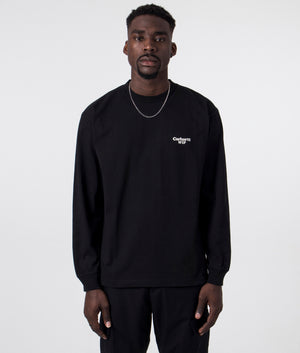 Relaxed Fit Long Sleeve Paisley T-Shirt