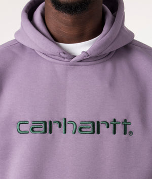 Relaxed-Fit-Carhartt-Hoodie1TFXX-Glassy-Purple/Discovery-Green-Carhartt-WIP-EQVVS-Detail-Image