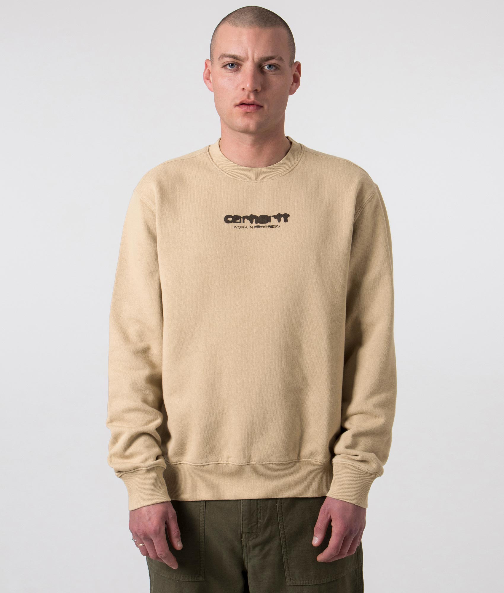 さらに100円引き◆CARHARTT◆INK BLEED SWEATSHIRT Carhartt WIP Ink Bleed Sweatshirt (Sable/Tobacco) - NewYakCity