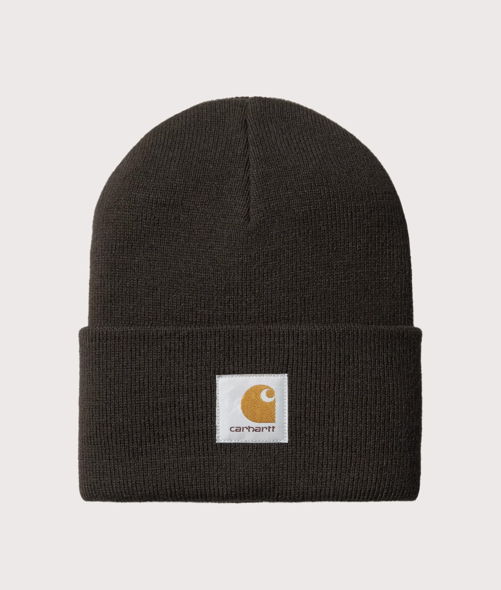 Carhartt WIP Acrylic Watch Hat in Tobacco at EQVVS Menswear. Front shot.