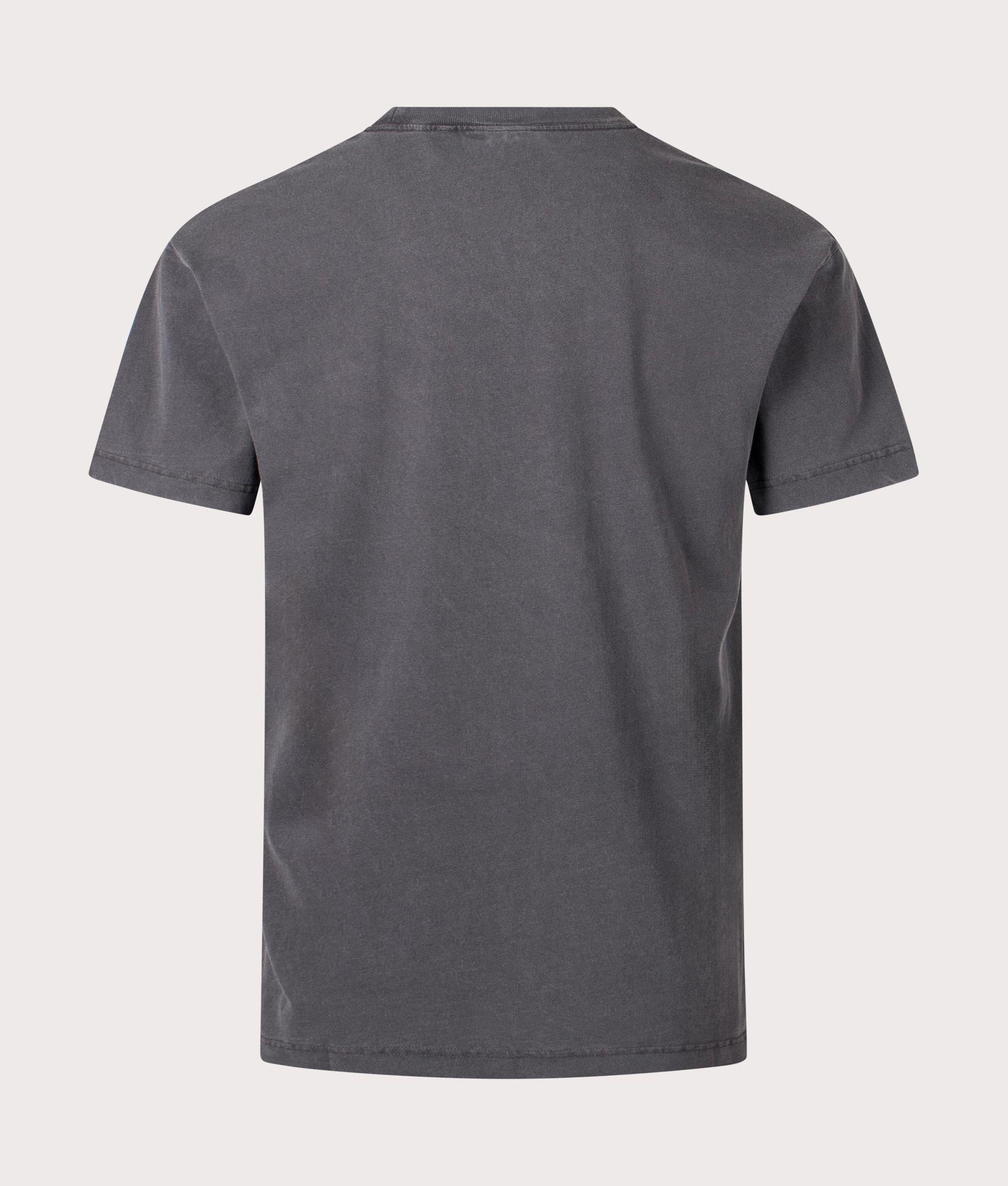 Relaxed Fit Nelson T-Shirt in Charcoal by Carhartt WIP. EQVVS Back Angle Shot.