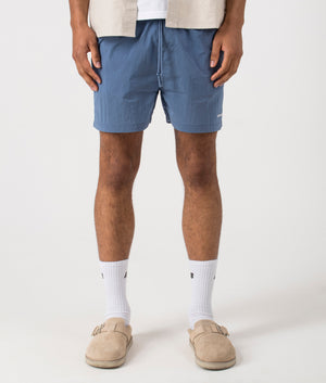 Tobes Swim Trunks in Sorrent by Carhartt WIP. EQVVS Front Angle Shot.