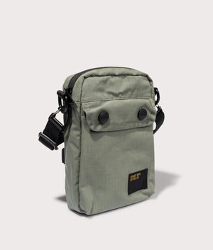 Carhartt WIP Haste Shoulder Bag in 1YFXX Park side front shot at EQVVS