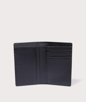 Carhartt WIP Vegas Vertical Wallet in 0D2XX Black/White inside Shot at EQVVS