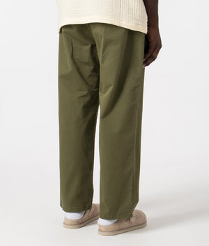 Carhartt WIP Marv Pants in Green, 100% Cotton Back Shot at EQVVS