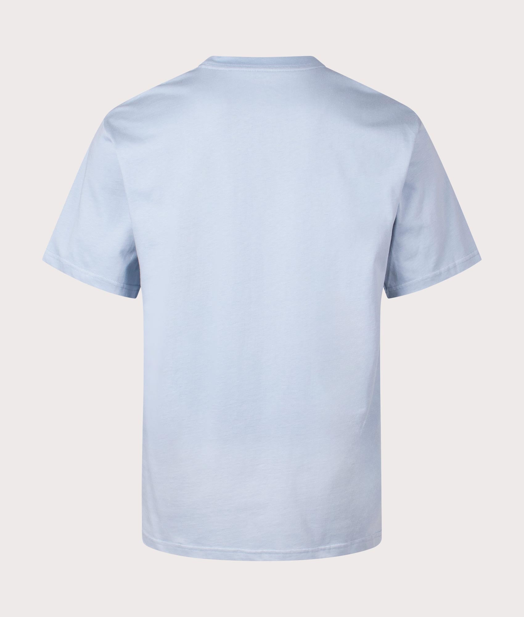Madison T-Shirt in Frosted Blue by Carhartt WIP. EQVVS Back Angle Shot.