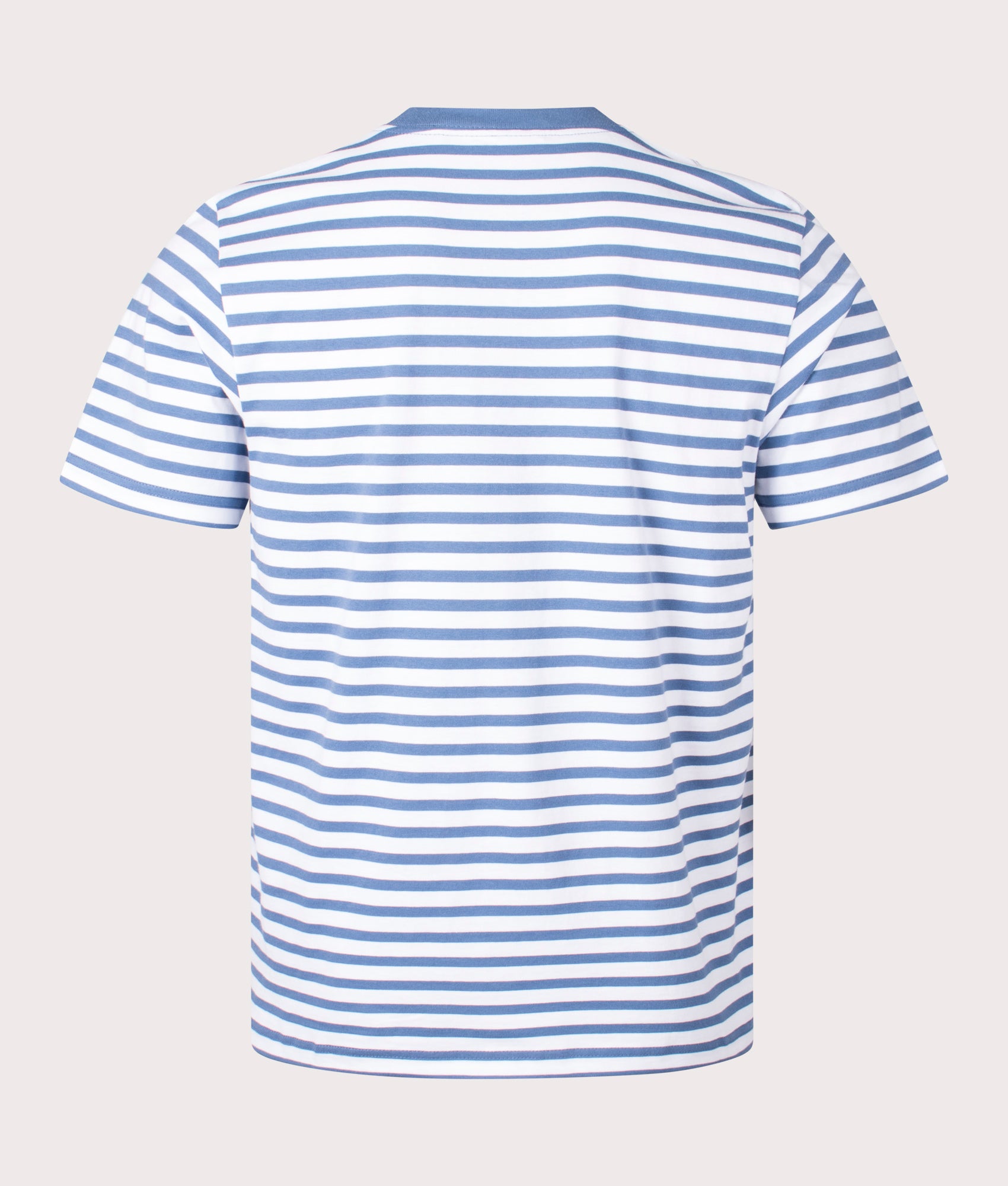 Seidler Pocket T-Shirt in Sorrent White by Carhartt WIP. EQVVS Back Shot.