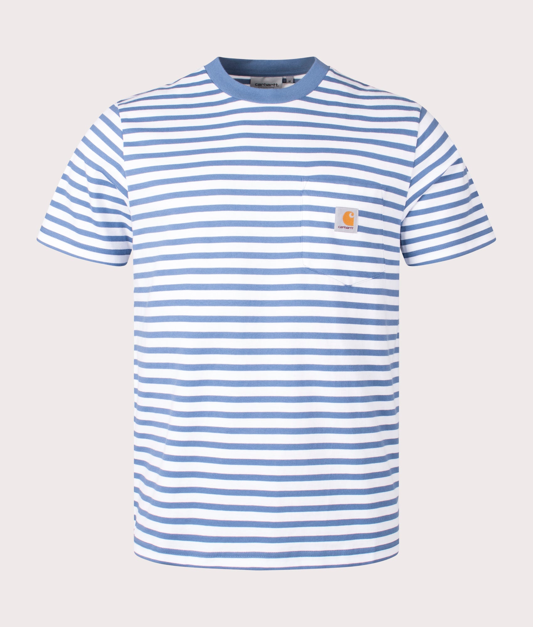 Seidler Pocket T-Shirt in Sorrent White by Carhartt WIP. EQVVS Front Shot