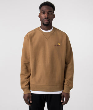 Relaxed-Fit-American-Script-Sweatshirt-Hamilton-Brown-Carhartt-WIP-EQVVS