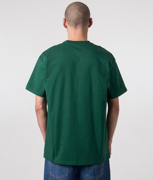 Relaxed-Fit-Chase-T-Shirt-1YWXX-Chervil/Gold-Carhartt-WIP-EQVVS
