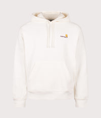 Relaxed Fit American Script Hoodie: D6XX Wax 