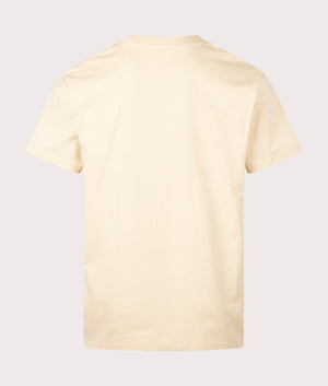 Carhartt WIP Relaxed Fit American Script T-Shirt in Rattan Yellow Back Shot EQVVS 