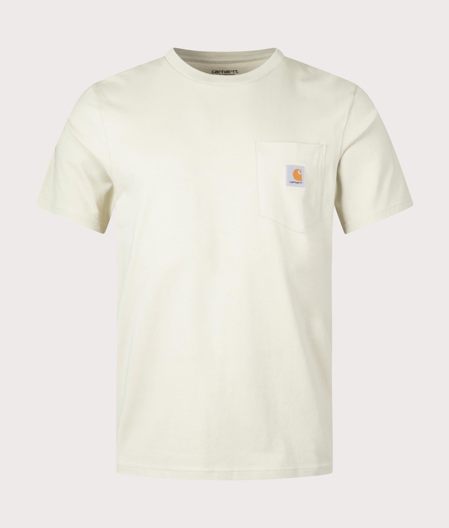 Pocket T-Shirt in Beryl by Carhartt WIP. EQVVS Front Angle Shot.