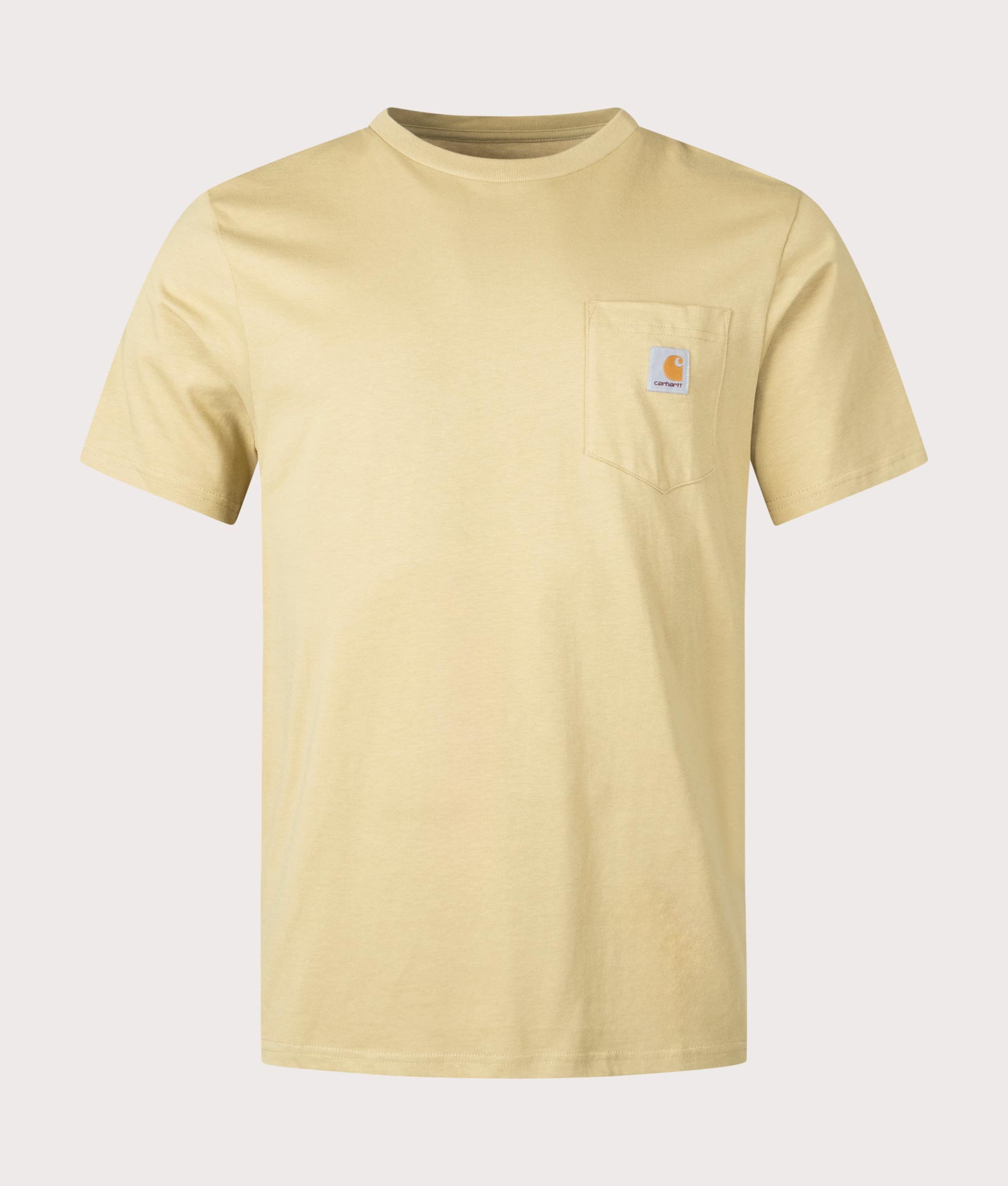 Pocket T-Shirt in Agate by Carhartt WIP. EQVVS Front Angle Shot.