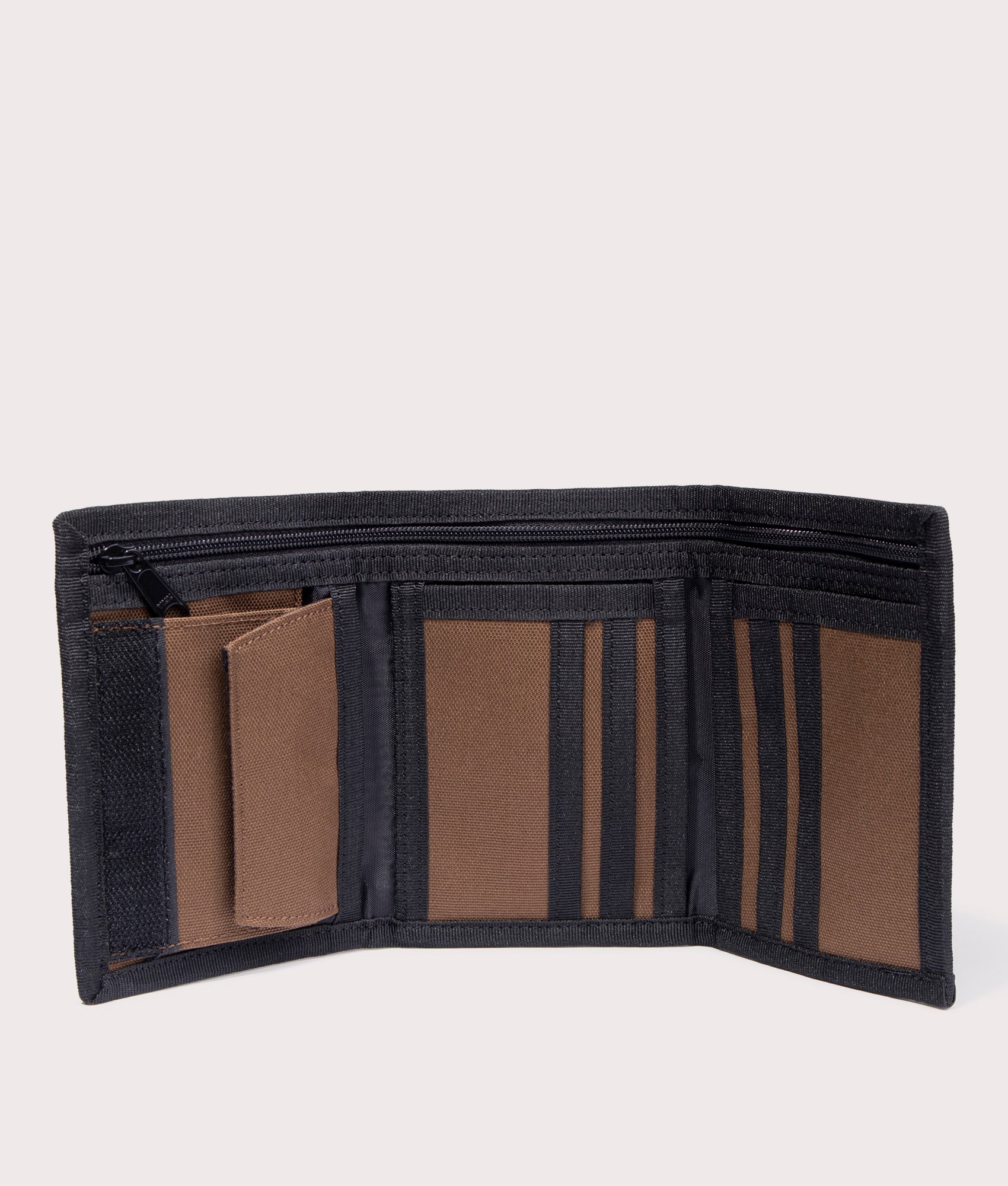 Carhartt WIP Alec Wallet in 1ZDXX Lumber open  shot at EQVVS