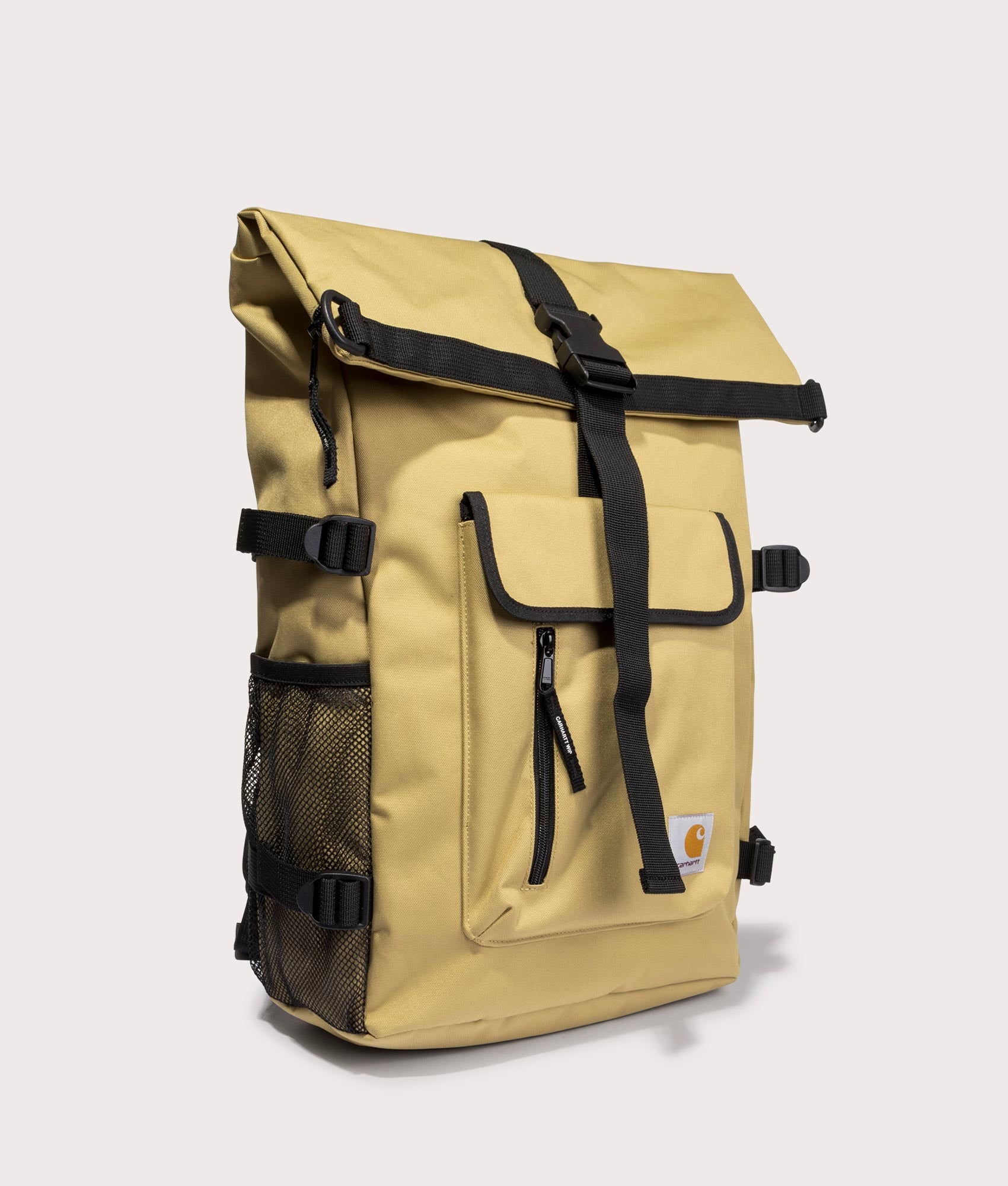 Carhartt WIP Philis Backpack in 1YKXX Agate side front shot at EQVVS