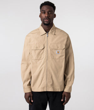 Relaxed-Fit-Craft-Zip-Shirt-1YA02-Sable-Rinsed-Carhartt-WIP-EQVVS