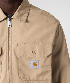 Relaxed-Fit-Craft-Zip-Shirt-1YA02-Sable-Rinsed-Carhartt-WIP-EQVVS