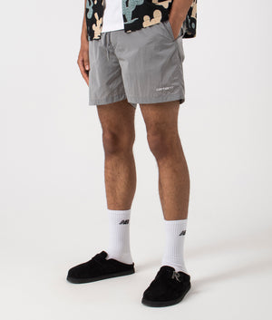 Tobes Swim Trunks in Sonic Silver by Carhartt. EQVVS Side Angle Sho