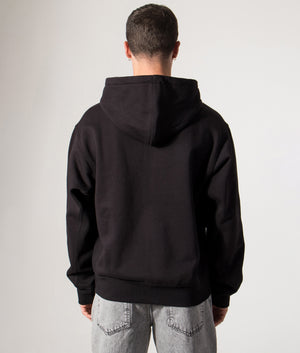 Carhartt WIP Relaxed Fit American Script Jacket at EQVVS Menswear. Model back shot.