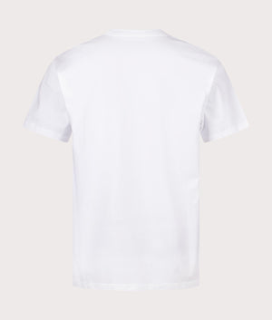 313 Star T-Shirt in White by Carhartt WIP. EQVVS Back Angle Shot.