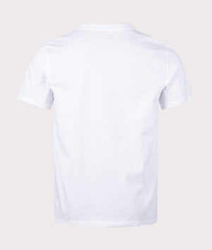 Carhartt WIP Tools For Life T-Shirt in White with Black Front Print Back Shot EQVVS