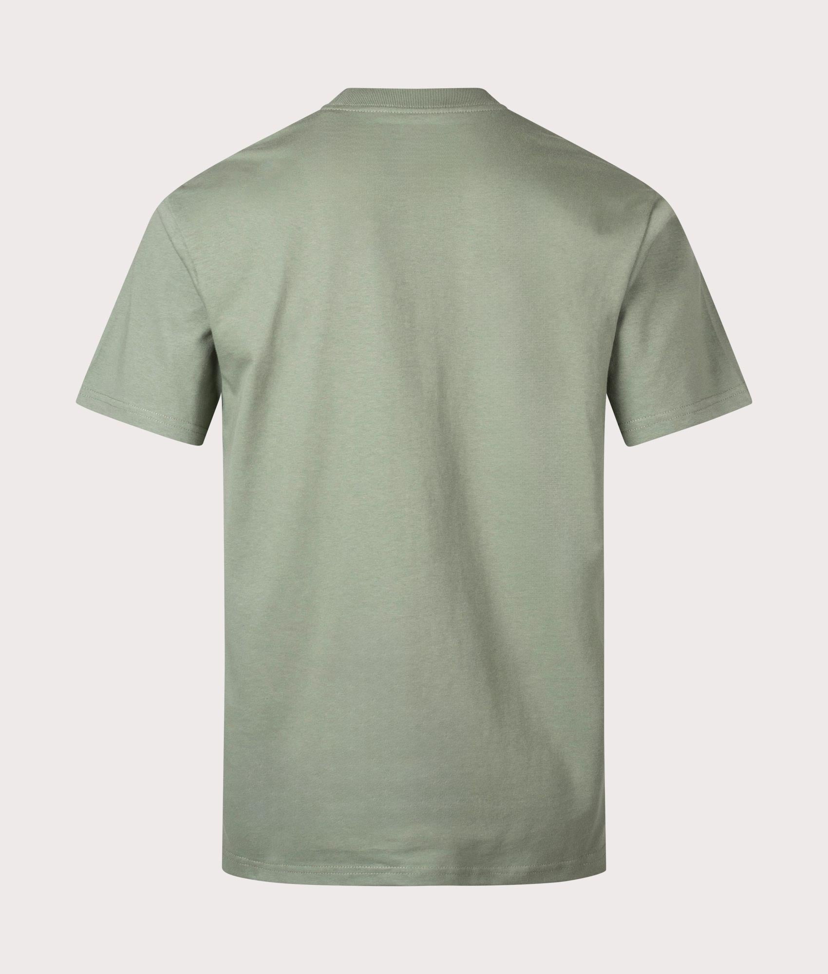 Relaxed Fit Icons T-Shirt in Park Black by Carhartt Wip. EQVVS Back Angle Shot.