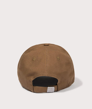 Canvas Script Cap in Lumbar/ White by Carhartt. EQVVS Back Angle Shot