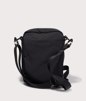 Carhartt WIP Haste Shoulder Bag in 89XX Black back shot at EQVVS