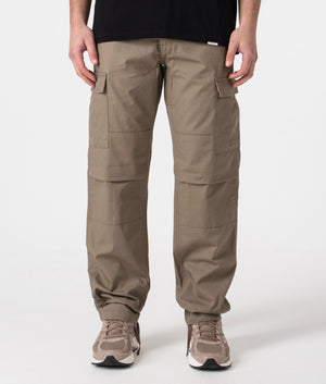 Carhartt WIP Aviation Pant in branch Brown Front Shot EQVVS