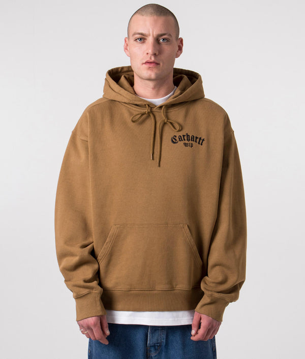 【Carhartt】 HOODED ONYX SCRIPT SWEATSHIRT Carhartt WIP Hooded Onyx Script Sweat Black | BSTN Store