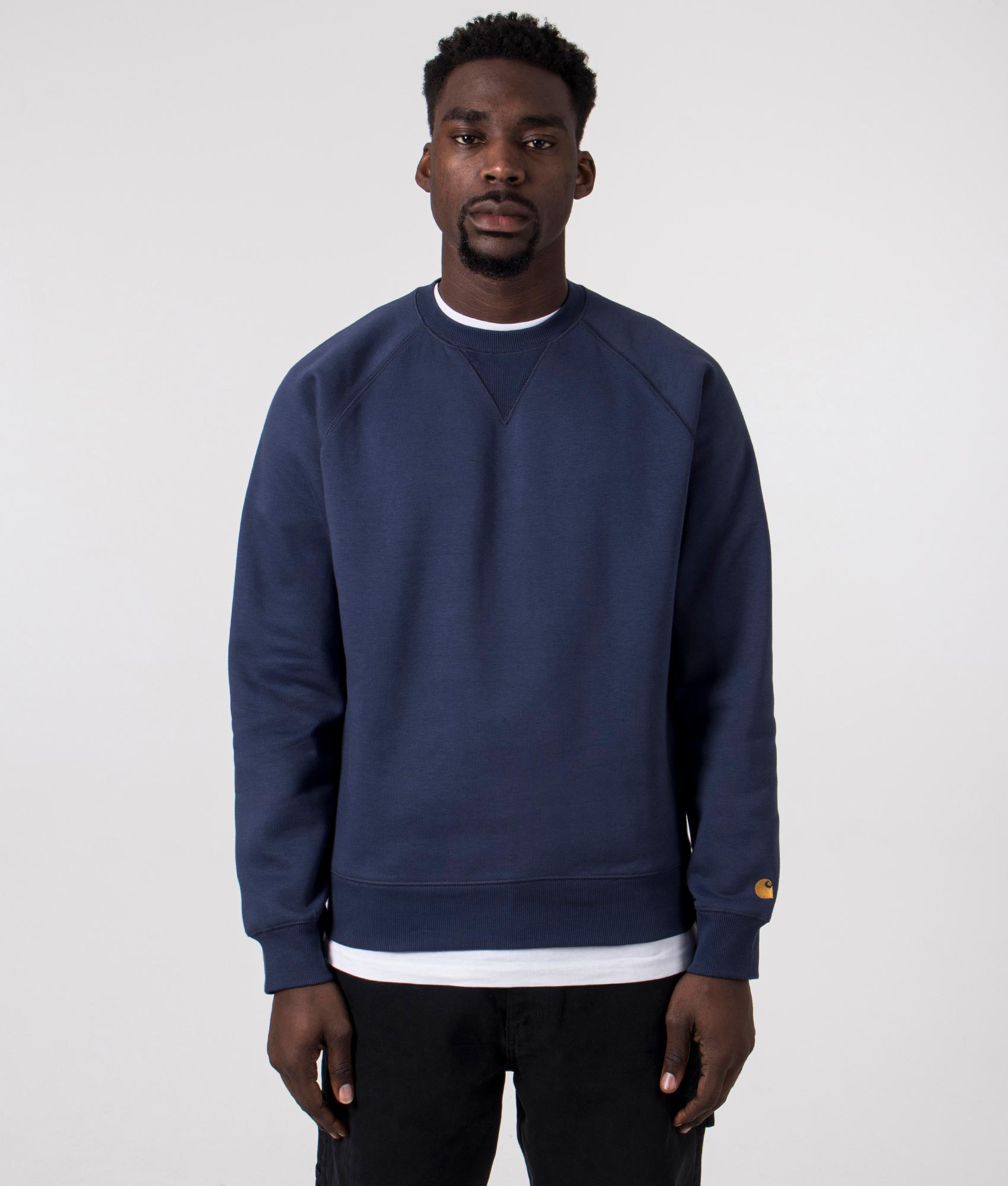 Chase-Sweatshirt-1YUXX-Blue/Gold-Carhartt-WIP-EQVVS