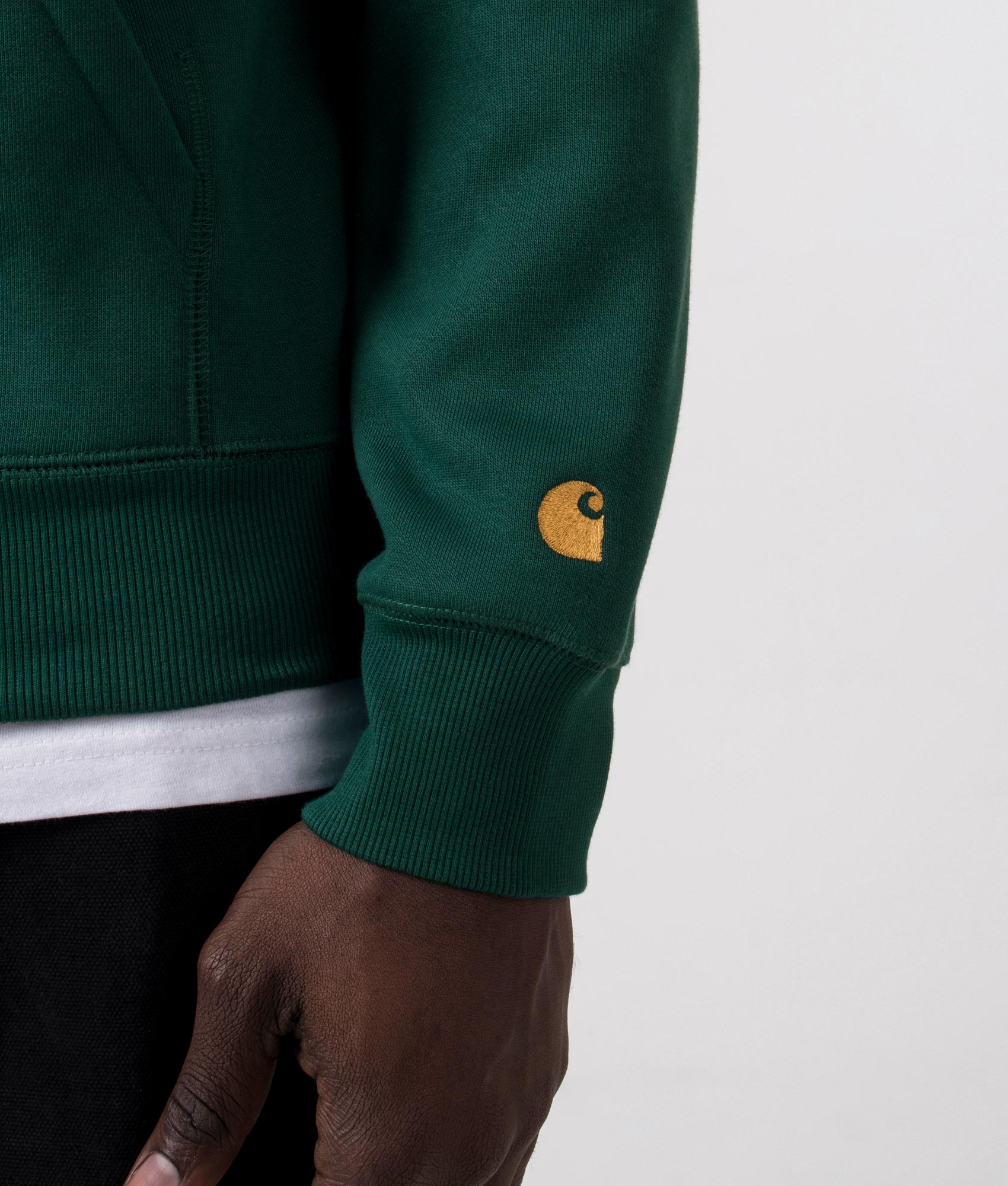 Chase-Hoodie-1YWXX-Chervil/Gold-Carhartt-WIP-EQVVS