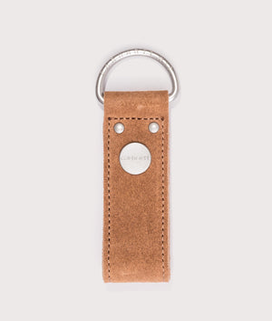 Carhartt WIP Suede Keyholder in Hamilton Brown. Front Shot at EQVVS.