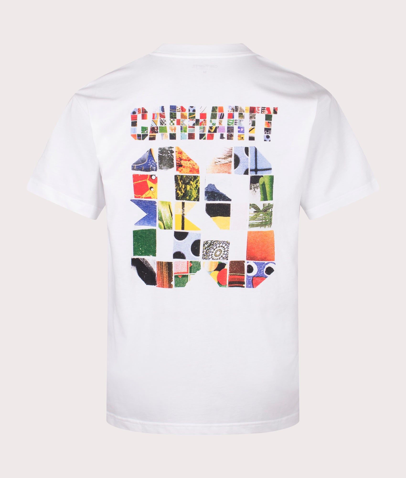 Relaxed Fit Machine 89 T-Shirt in White by Carhartt WIP. EQVVS Back Angle Shot.