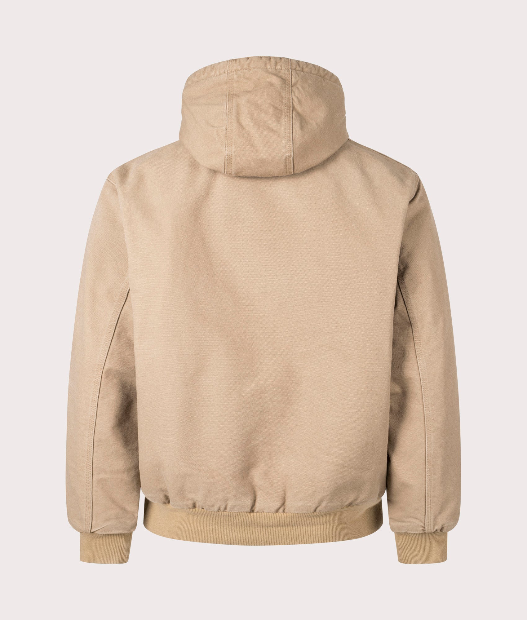 Carhartt WIP Relaxed Fit OG Active Jacket in Peanut at EQVVS Mensweat back shot