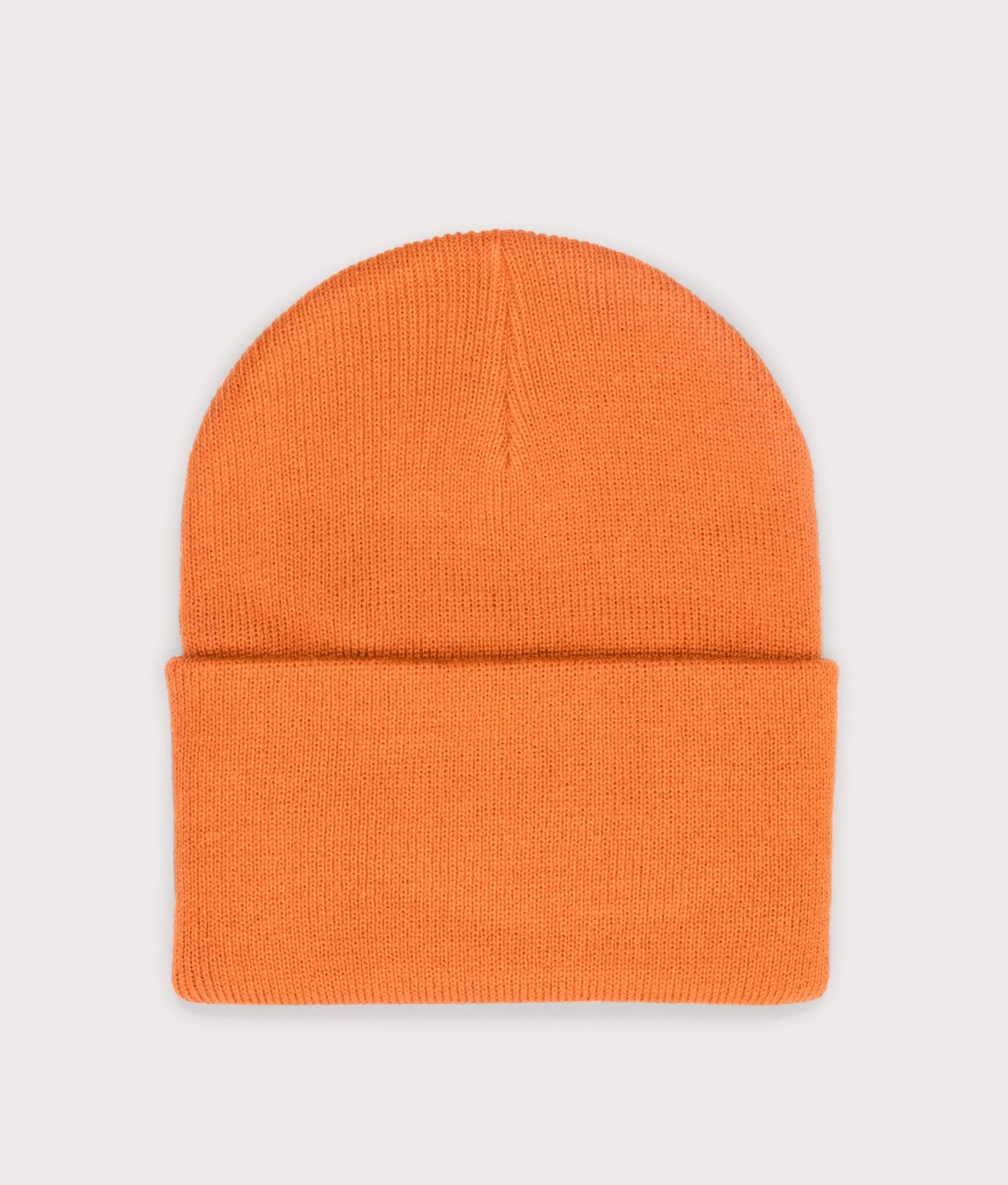Turmeric Acrylic Watch Hat by Carhartt WIP. Shot at EQVVS. 