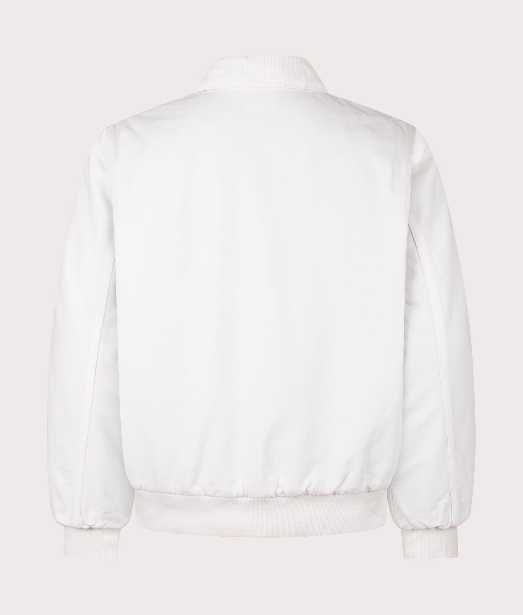 Carhartt WIP Stanton Jacket in Wax White, 100% Cotton. EQVVS Back Shot