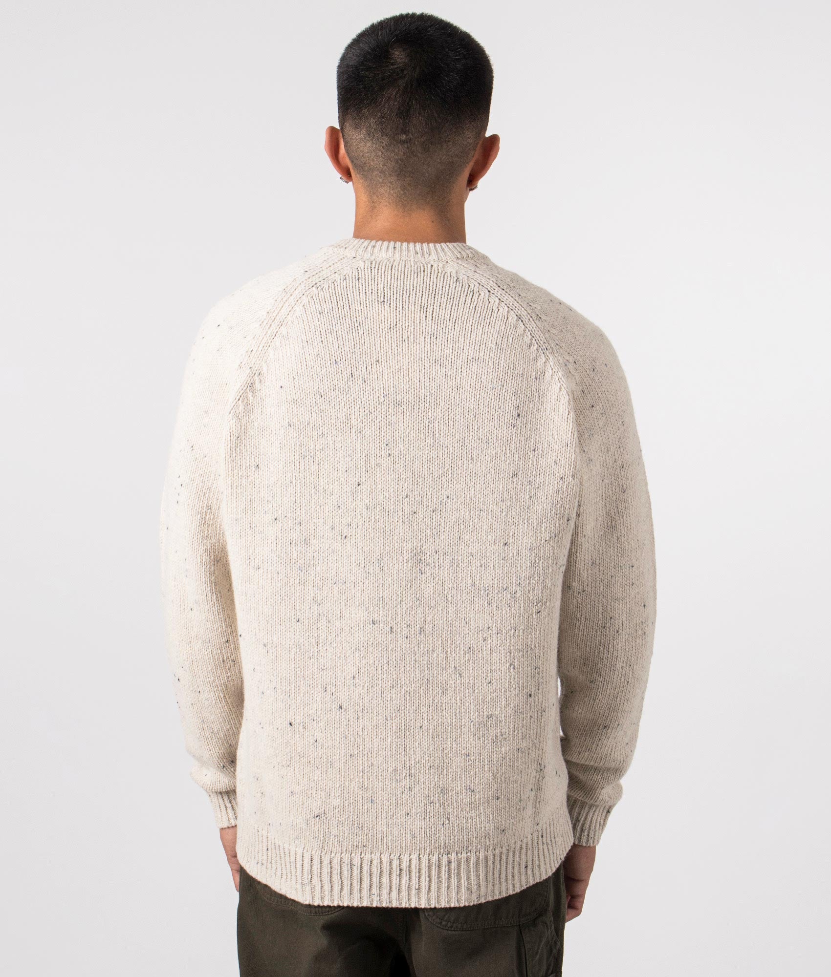 Anglistic Jumper Speckled Moonbeam - Carhartt WIP - EQVVS. Reverse shot. 