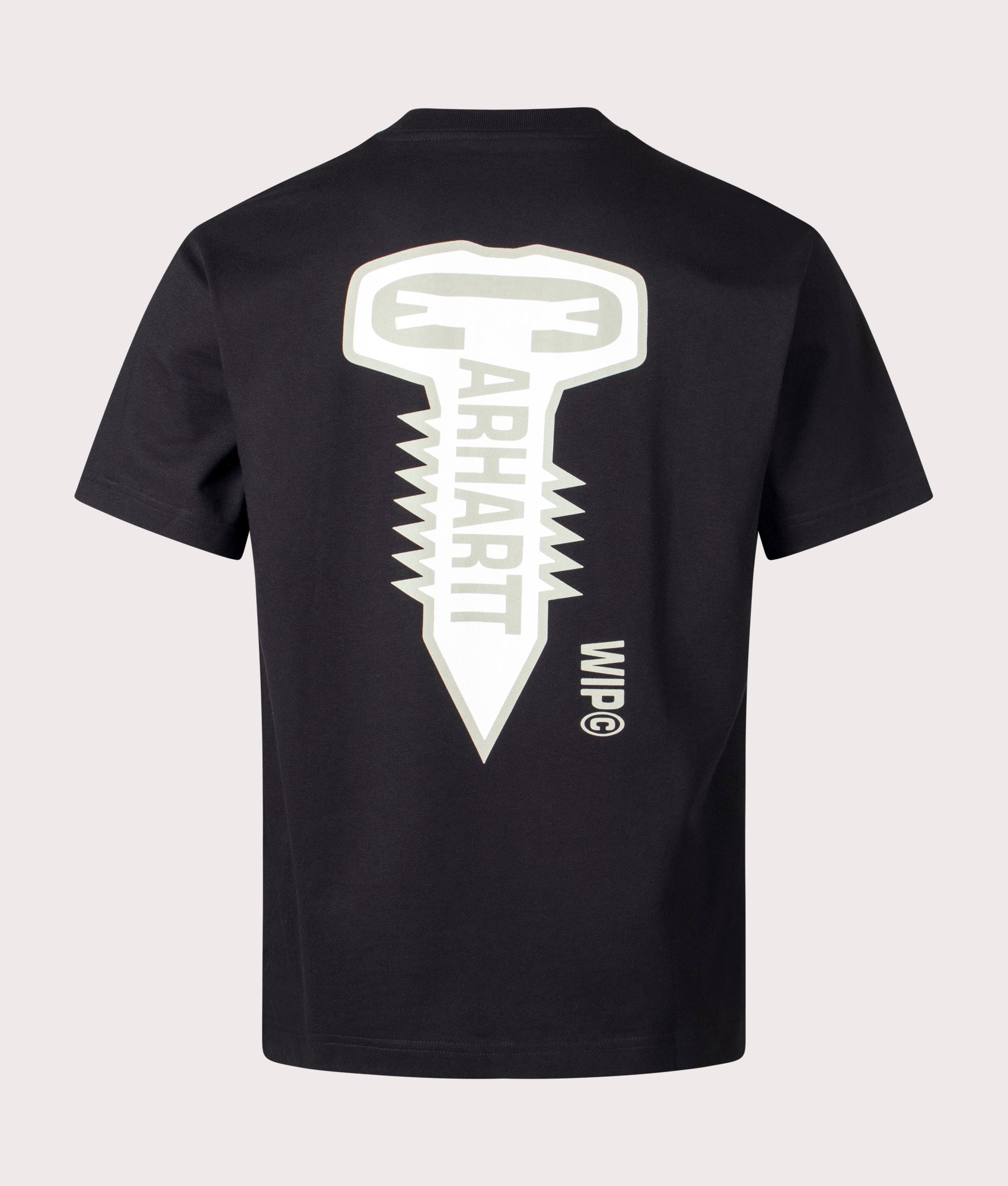 Relaxed Fit Cross Screw T-Shirt in Black by Carhartt WIP. EQVVS Shot. 