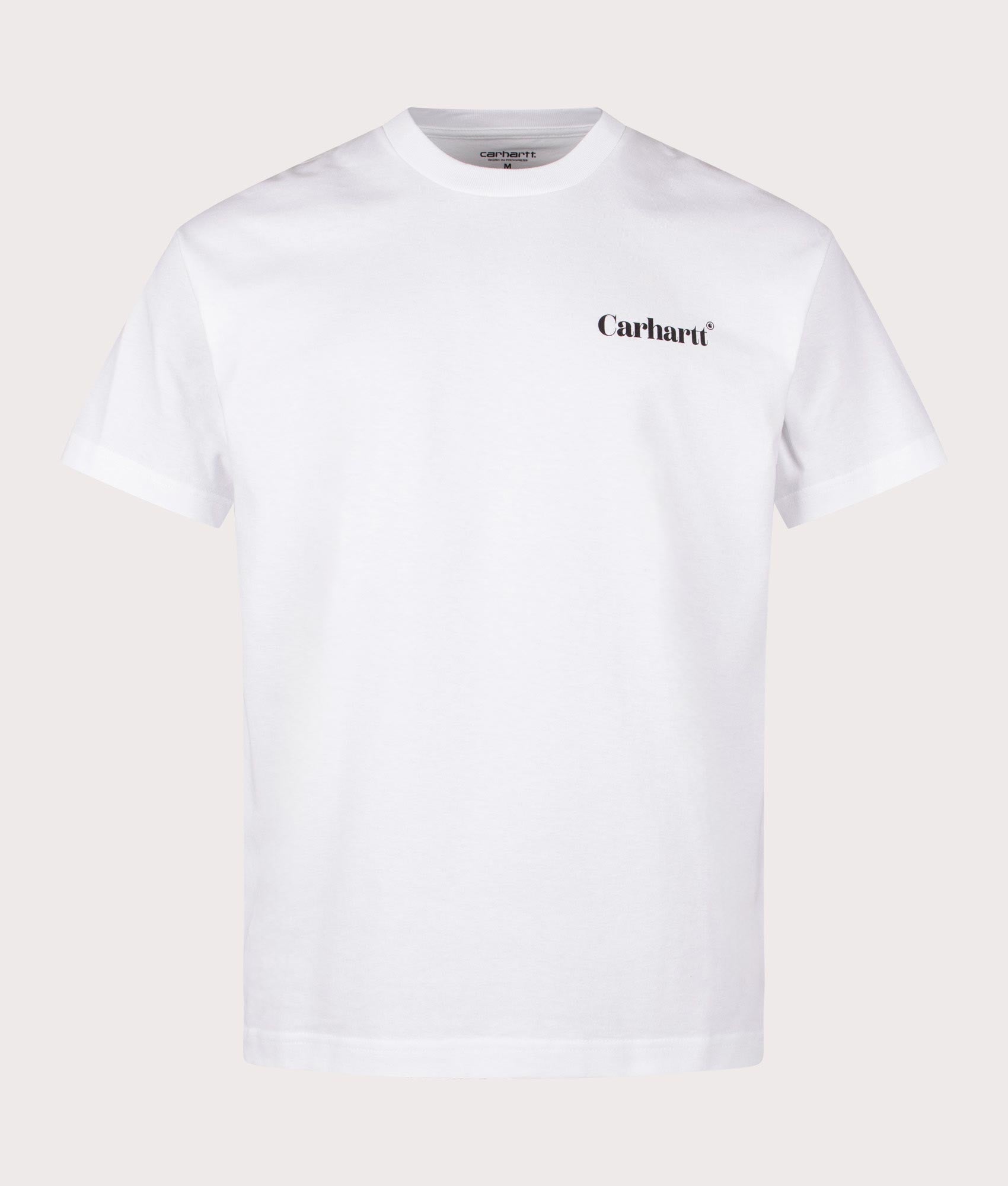 Carhartt WIP Relaxed Fit Fold Duck T-Shirt in White at EQVVS Menswear back shot