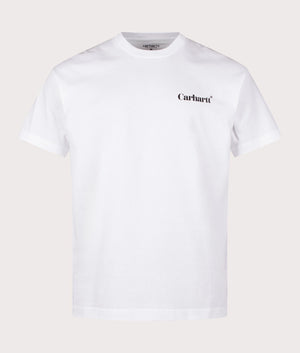 Carhartt WIP Relaxed Fit Fold Duck T-Shirt in White at EQVVS Menswear back shot