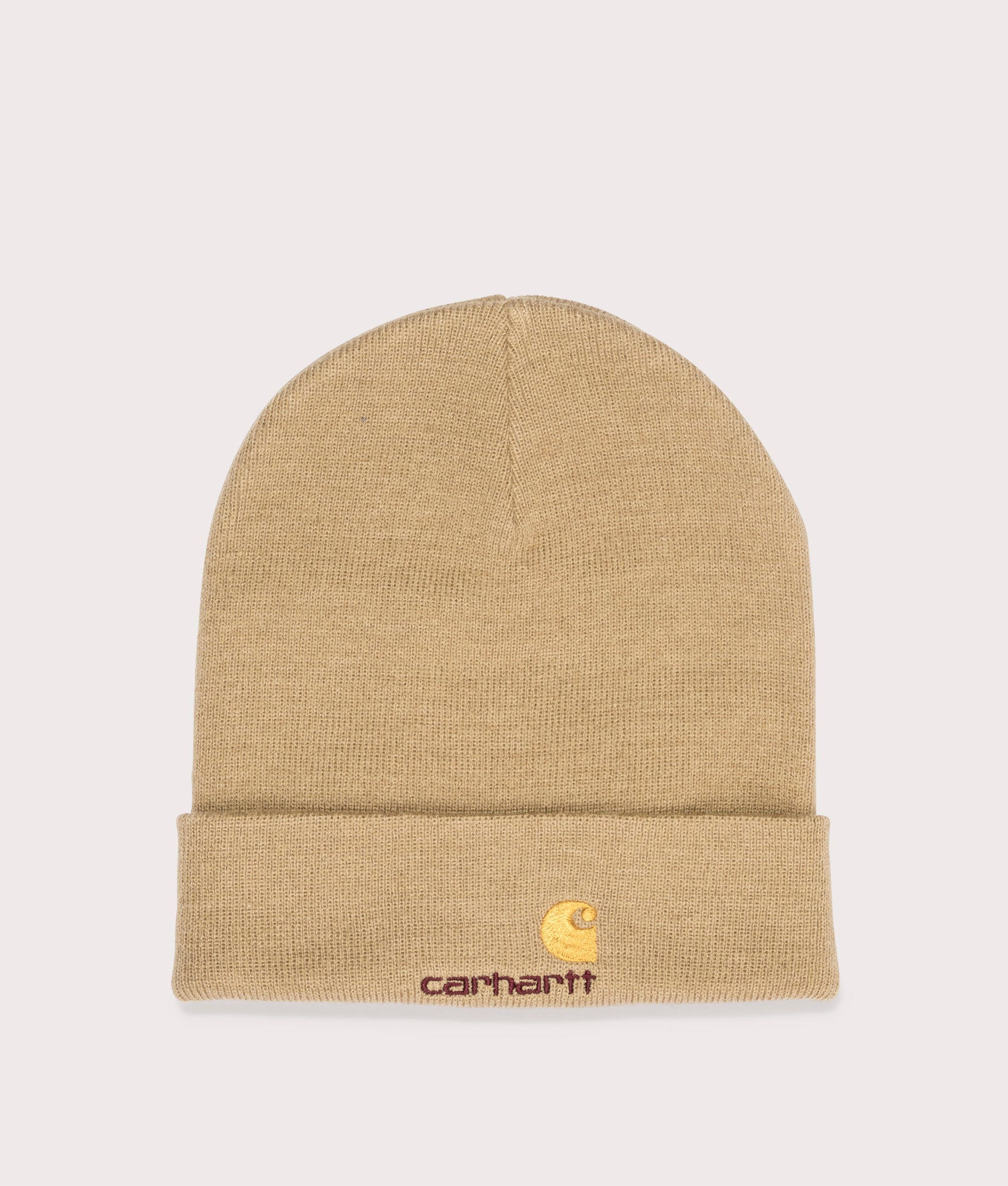 American Script Beanie. Shot by EQVVS. Front shot.