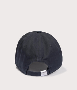 Amour Cap in Black by Carhartt WIP. EQVVS Back Angle Shot.